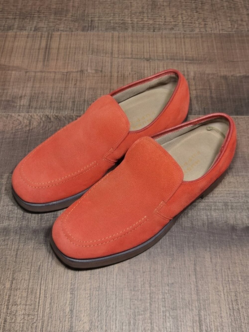 Hush Puppies Suede Slip On Men Loafer Shoes USA-7 1/2 Size Great Condition